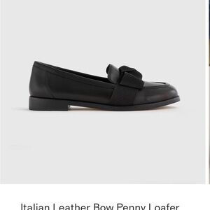 Quince Women's Classic Black Loafers